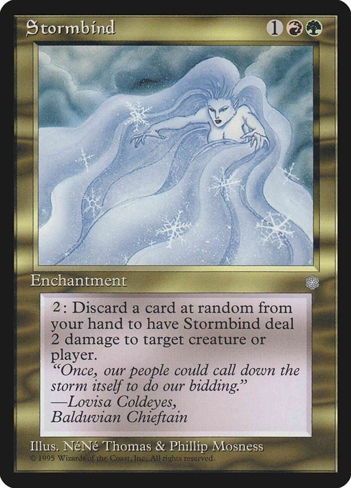 Stormbind (LP) ~ from Ice Age #304 MTG