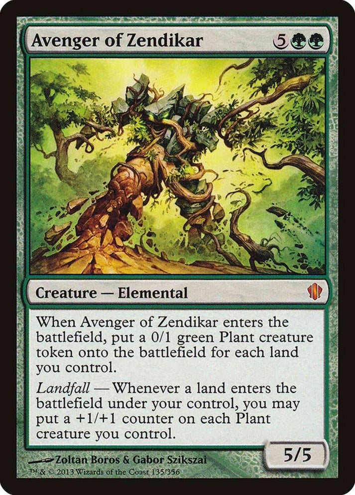 Avenger of Zendikar (LP-NM) ~ Mythic Rare from Commander 2013 #135 MTG