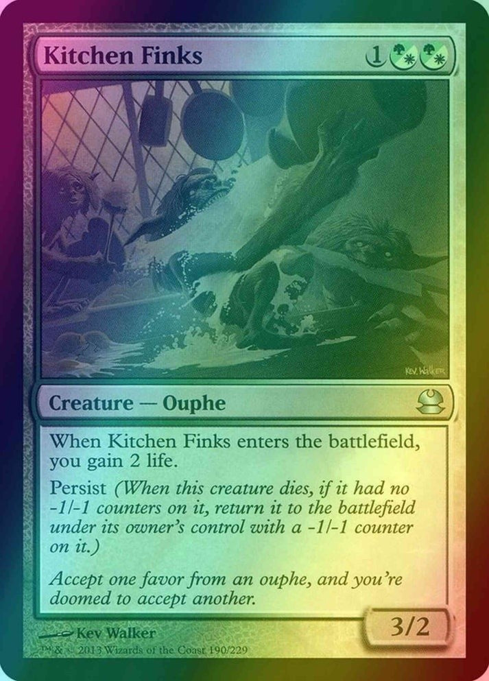 Kitchen Finks FOIL #190 (LP-NM) from Modern Masters MTG 2008