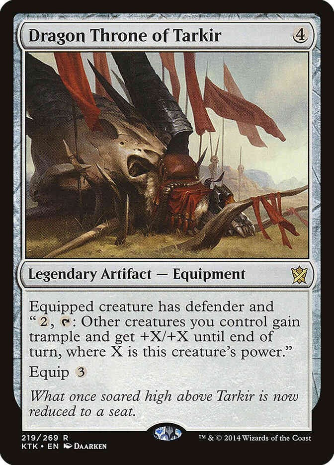 Dragon Throne of Tarkir #219 (LP-NM) Rare from Khans of Tarkir MTG 2014