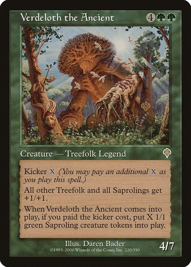 Verdeloth the Ancient (LP-NM) Rare from Invasion # 220 MTG