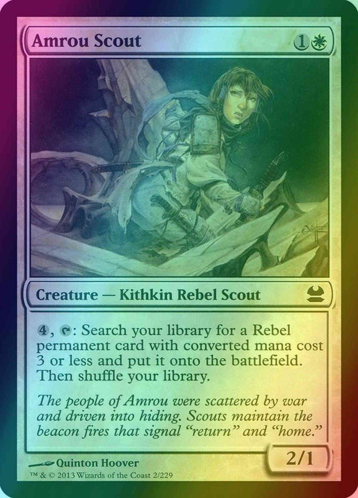 Amrou Scout FOIL (Lp-NM) ~ Modern Masters #2 MTG