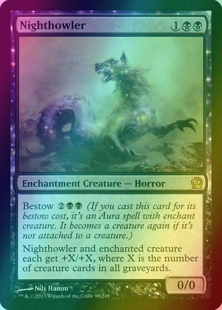Nighthowler FOIL #98 (LP-NM) Rare from Theros MTG 2013