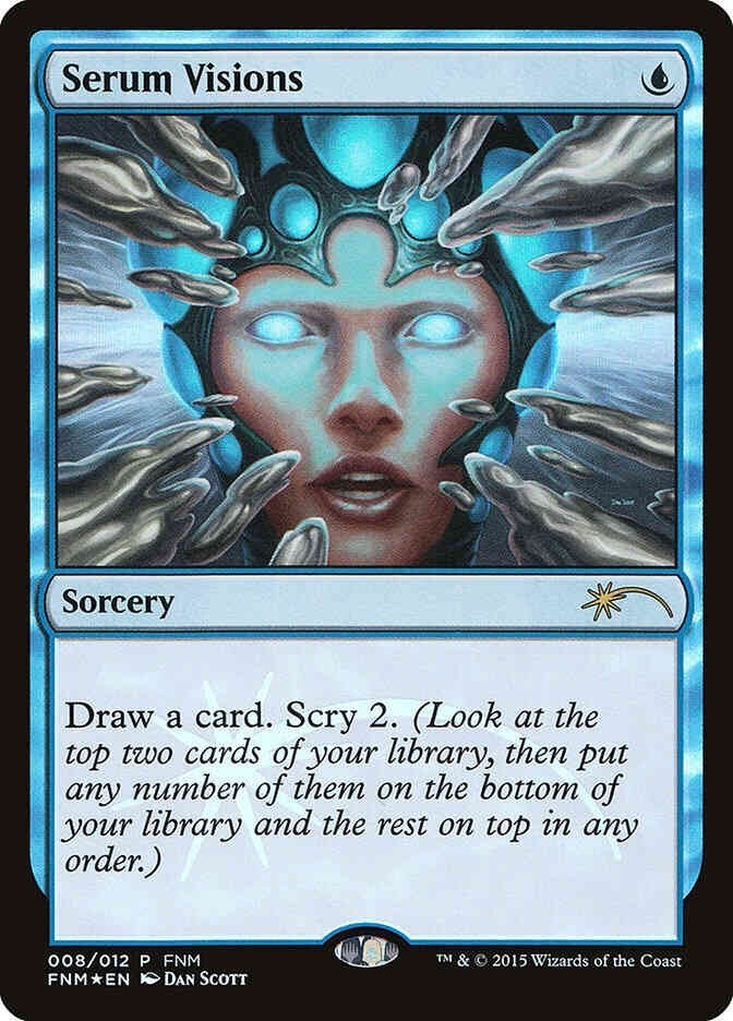Serum Visions FOIL (LP-NM) ~ PROMO from Friday Night Magic 2015 #8 MTG