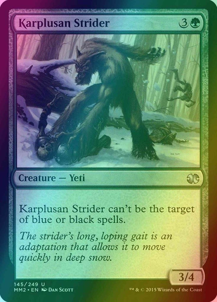 Karplusan Strider FOIL (Lp-NM) ~ Modern Masters 2015 #145 MTG
