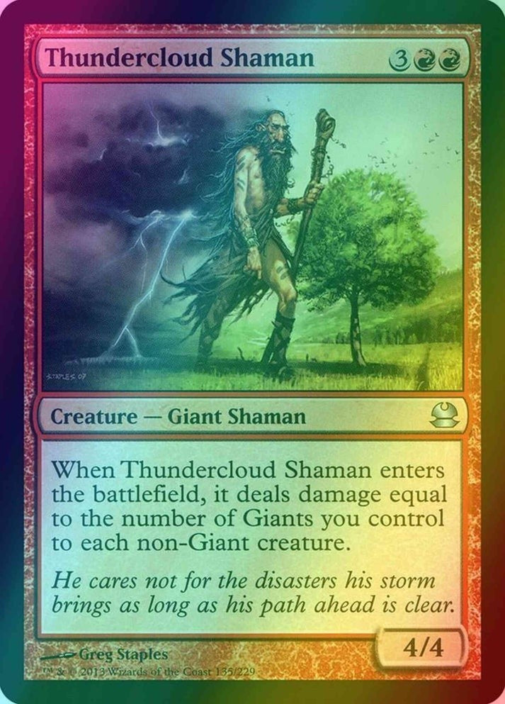 Thundercloud Shaman FOIL (LP-NM) ~ Modern Masters #135 MTG