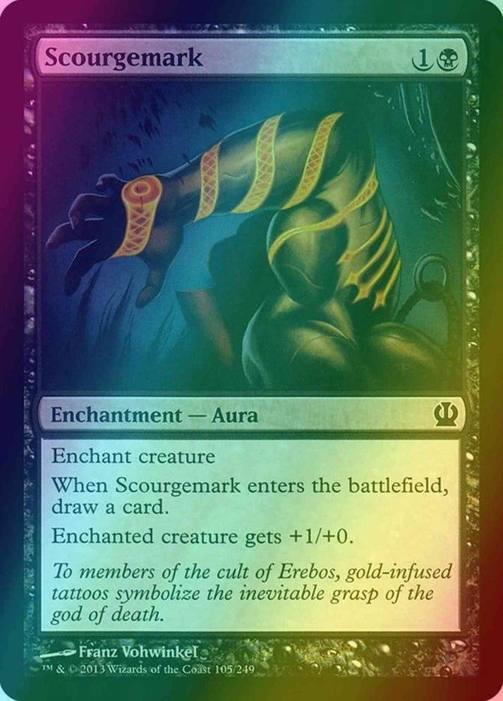 Scourgemark FOIL #105 (LP-NM) C from Theros MTG 2013