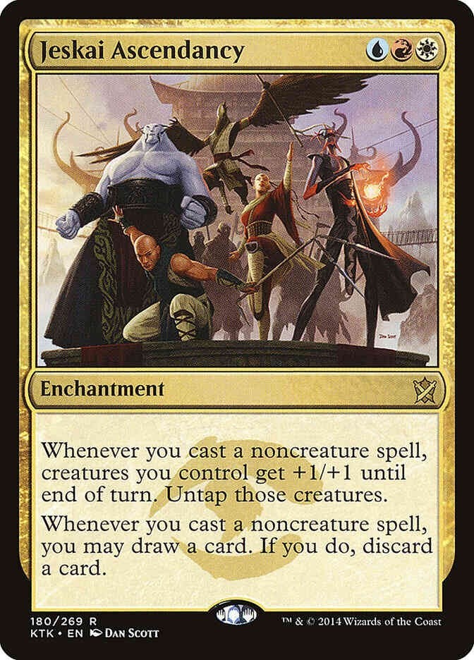 Jeskai Ascendancy (LP-NM) ~ Rare from Khans of Tarkir #180 MTG