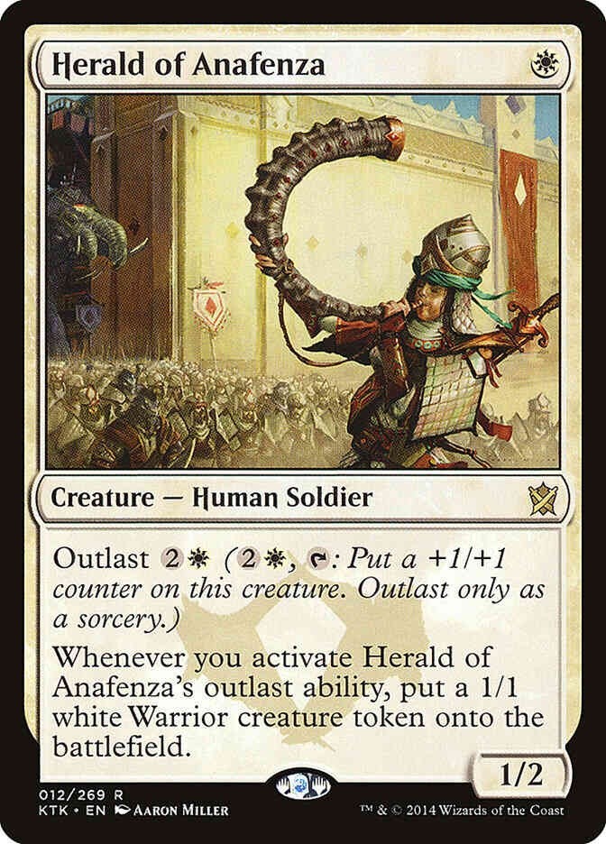 Herald of Anafenza #12 (LP-NM) Rare from Khans of Tarkir MTG 2014