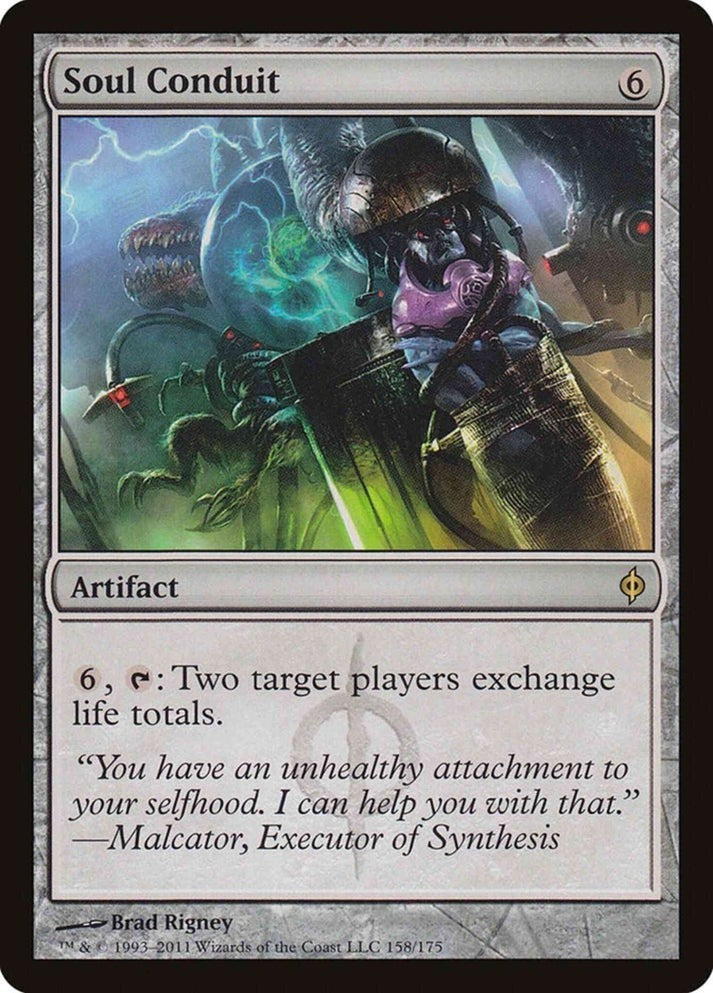 Soul Conduit (LP-NM) ~ Rare from New Phyrexia #158 MTG