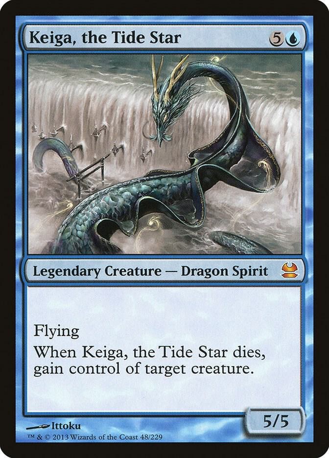 Keiga, the Tide Star #48 (LP-NM) RARE from Modern Masters MTG 2013