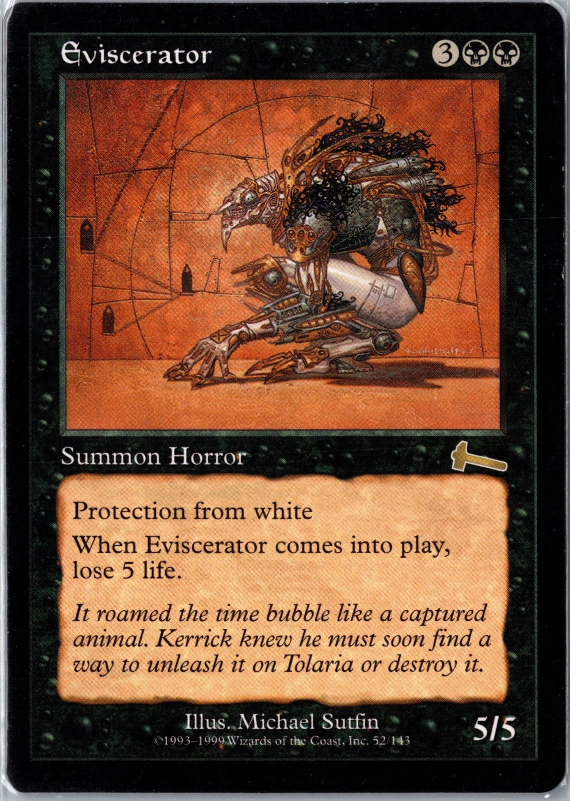 Eviscerator (LP-NM) Rare from Urza's Legacy #52 MTG 1999
