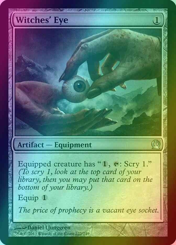 Witches' Eye FOIL #222 (LP-NM) U from Theros MTG 2013