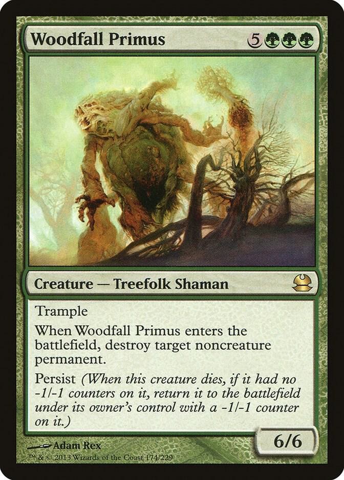 Woodfall Primus #174 (LP-NM) RARE from Modern Masters MTG 2013