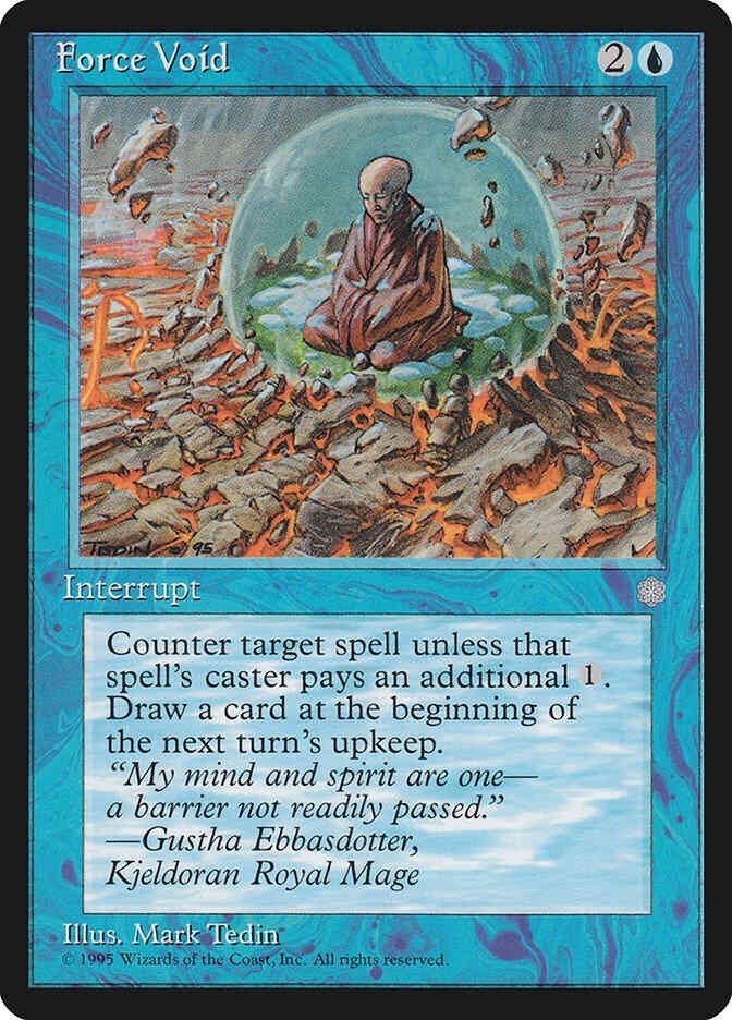 Force Void (LP-NM) ~ from Ice Age #70 MTG