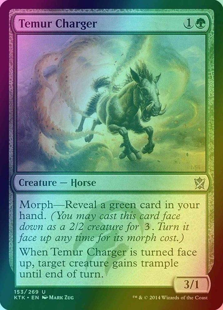 Temur Charger FOIL (LP-NM) ~ Khans of Tarkir #153 MTG