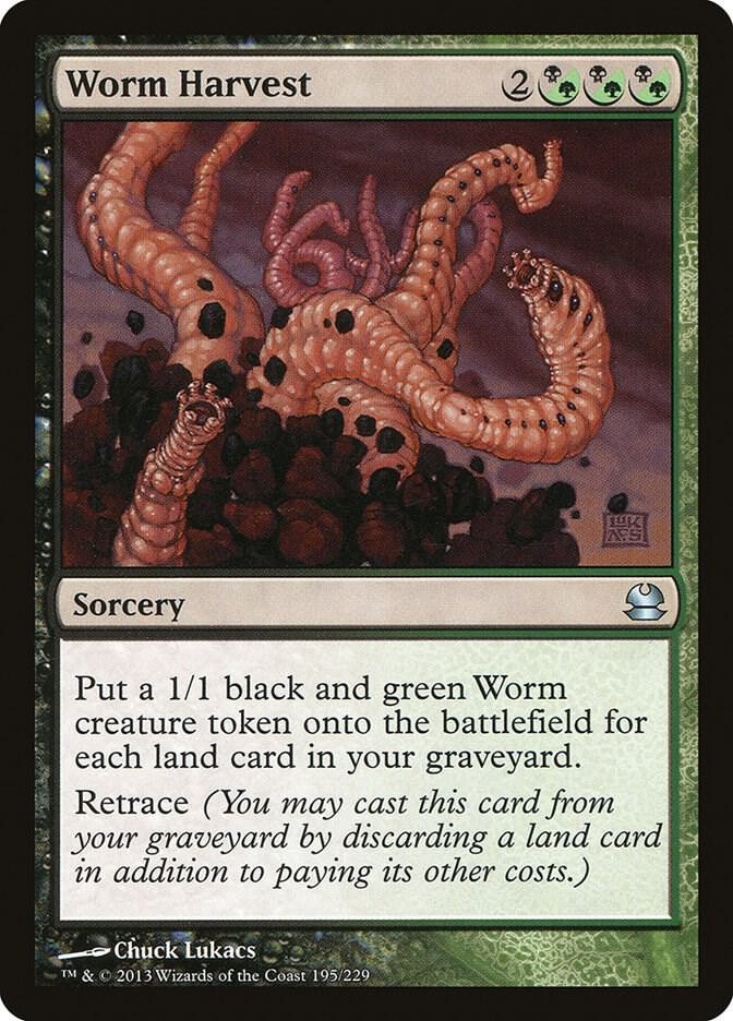 Worm Harvest #195 (LP-NM) from Modern Masters MTG 2013