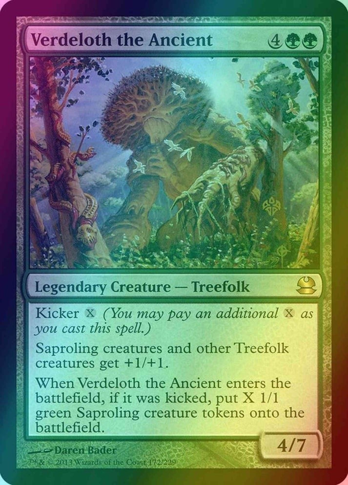 Verdeloth the Ancient FOIL #172 (LP-NM) RARE from Modern Masters MTG 2013