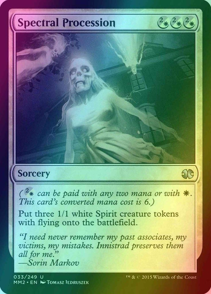 SPECTRAL PROCESSION FOIL (NM) ~ Modern Masters 2015 MTG
