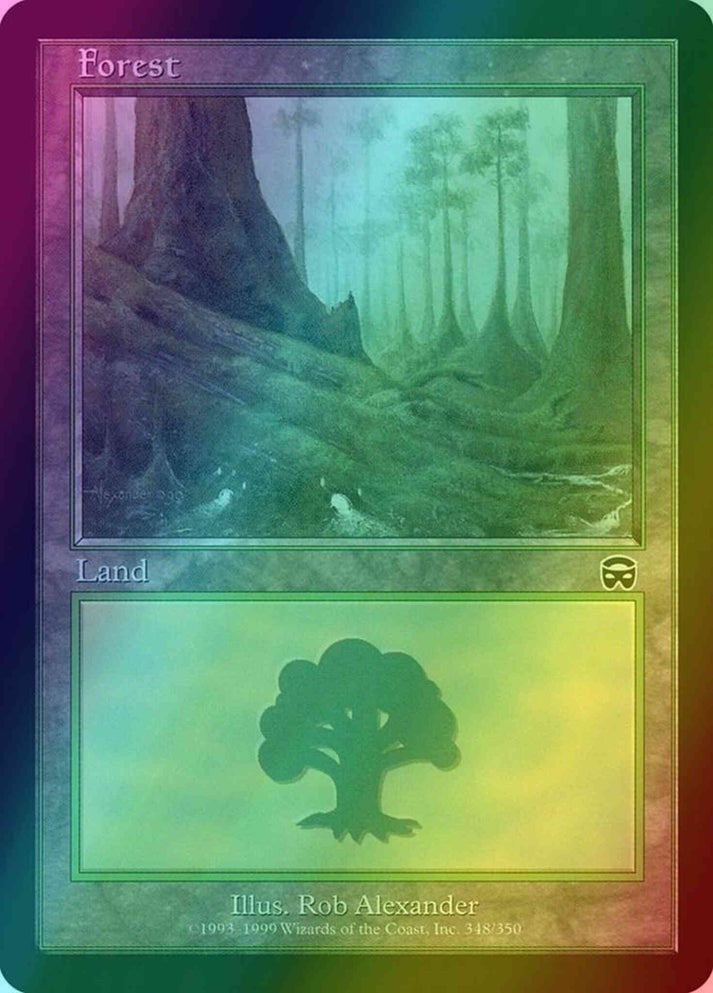 Forest FOIL (LP) ~  Mercadian Masques #107 MTG