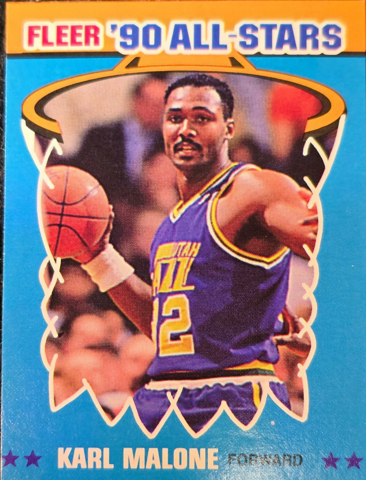 1990-91 Fleer - All-Stars #7 Karl Malone NM - Utah Jazz