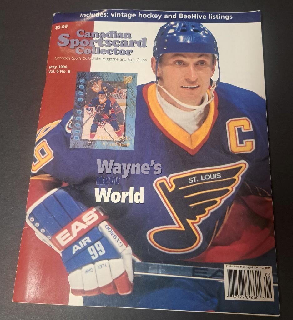 1996 May Canadian Sportscard Collector Vol 6 No 8 Price Guide Wayne Gretzky