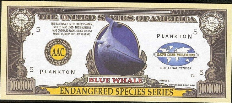 COMPLETE SET 2004-05 - Endangered Species Series - Million Fantasy Notes