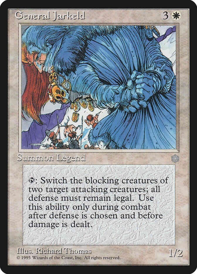 General Jarkeld (MP) ~ Rare from Ice Age #27 MTG
