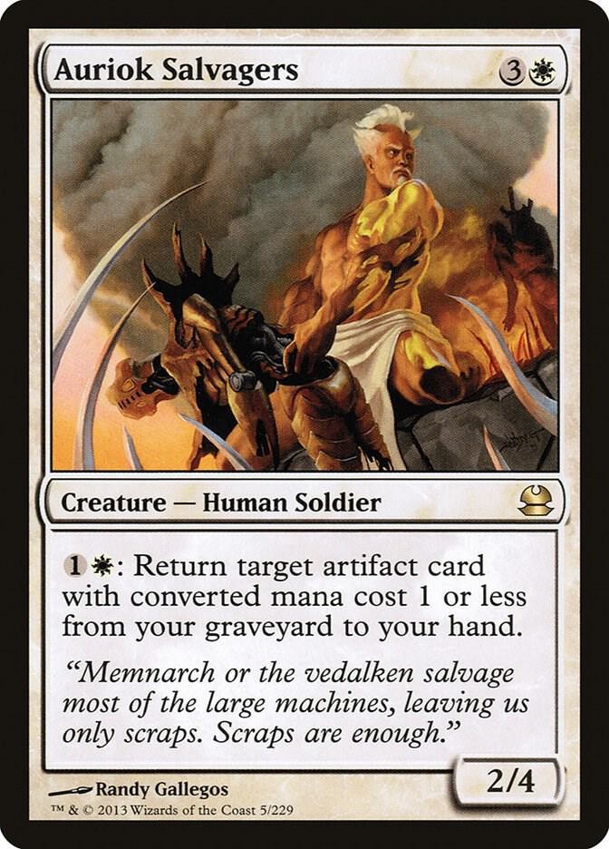 Auriok Salvagers #5 (LP-NM) RARE from Modern Masters MTG 2013