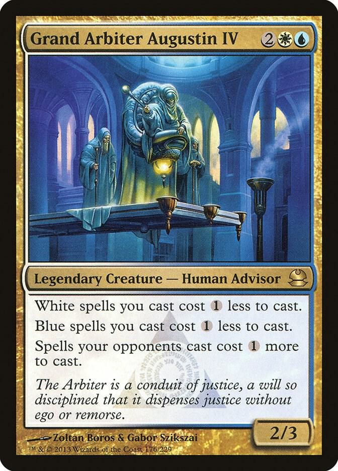 Grand Arbiter Augustin IV #176 (LP-NM) RARE from Modern Masters MTG 2013