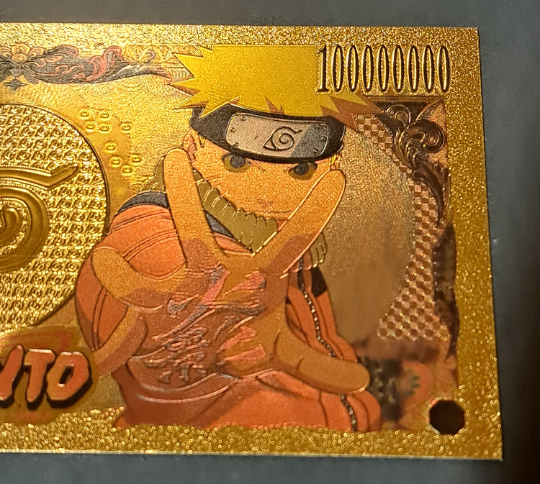 SAKURA HARUNO - Japanese Anime; .9999 GOLD Billion Yen; With display holder