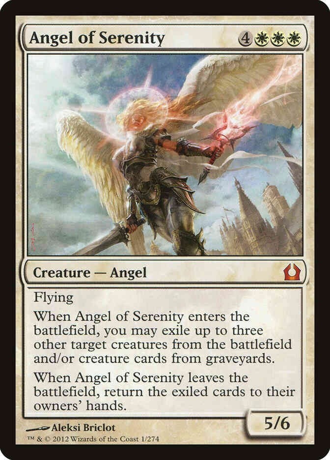 ANGEL OF SERENITY (LP-NM) ~ Mythic Rare from Return to Ravnica #1 MTG