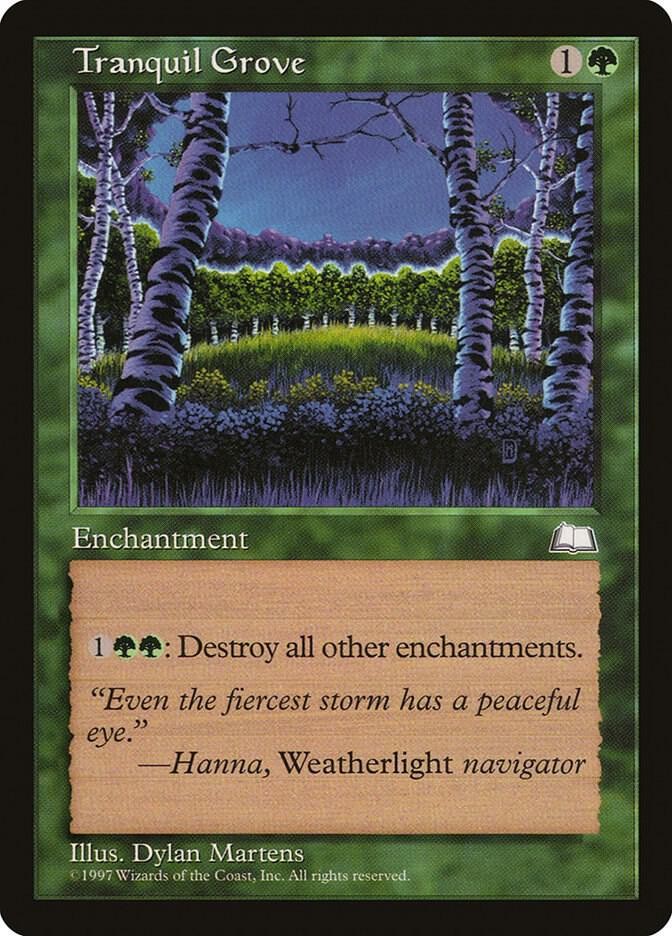 Tranquil Grove (LP-NM) R from Weatherlight #142 MTG
