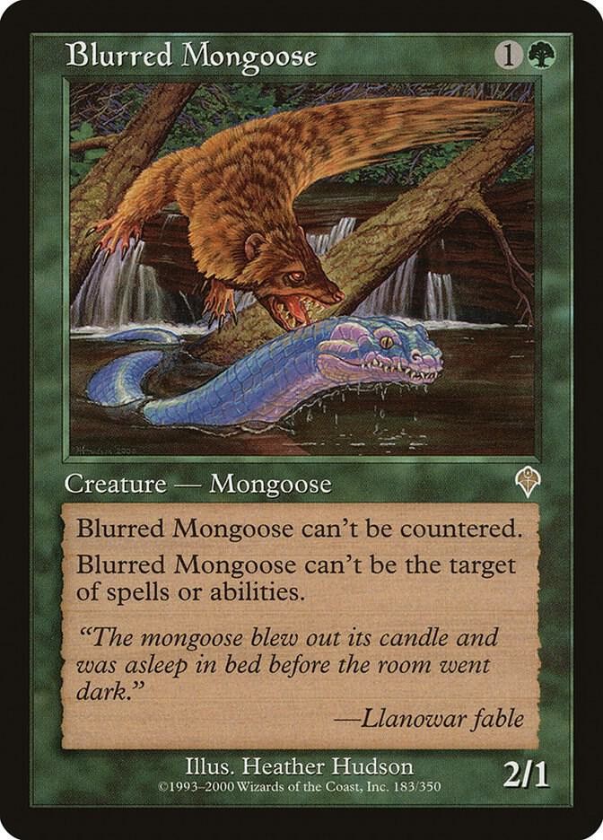 Blurred Mongoose (LP-NM) Rare from Invasion #183 MTG