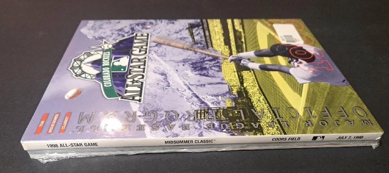 MLB Set: 1998 Colorado & 1999 Boston All Star Game Programs ~ Mint Sealed 🍁⚾