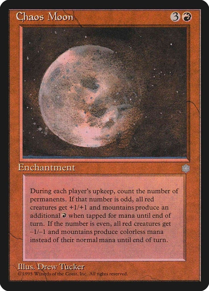 Chaos Moon (LP-NM) ~ Rare from Ice Age #179 MTG