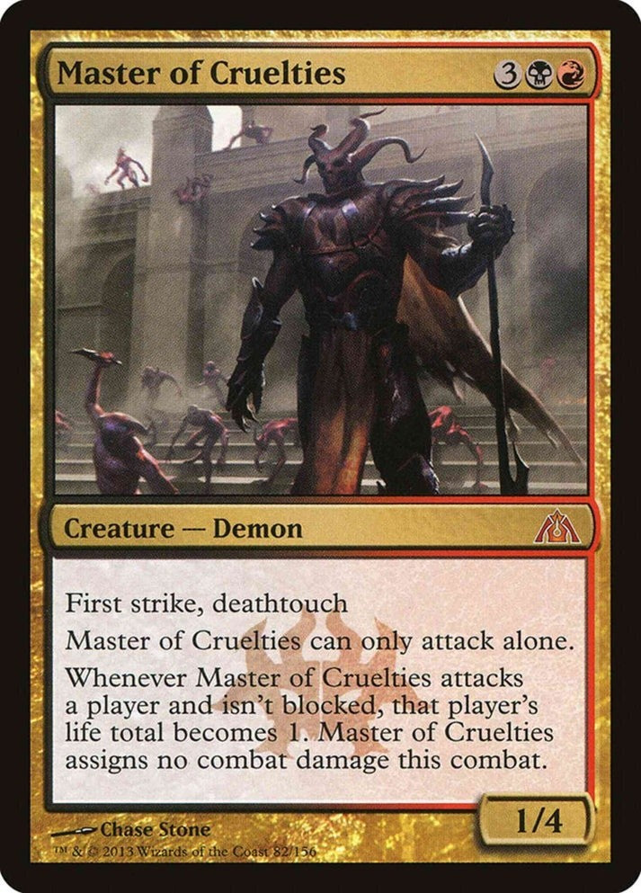 Master of Cruelties (LP-NM) ~ Mythic Rare from Dragon's Maze #82 MTG