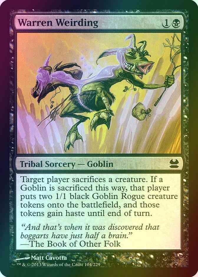 Warren Weirding FOIL (LP-NM) ~ Modern Masters #104 MTG