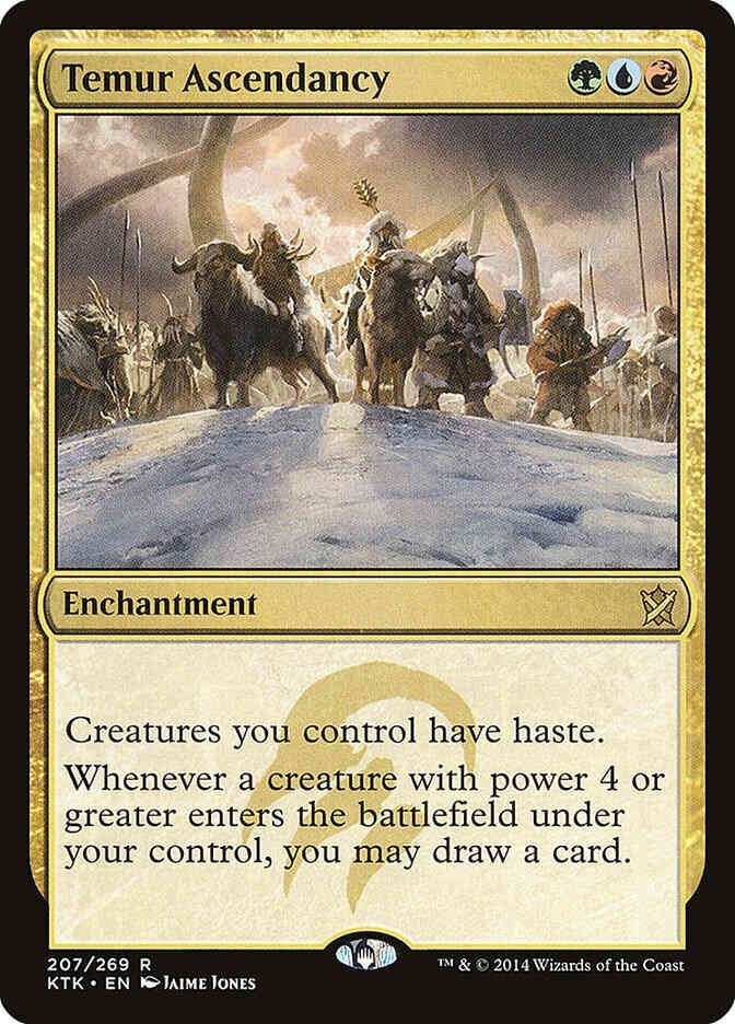Temur Ascendancy #207 (LP-NM) Rare from Khans of Tarkir MTG 2014