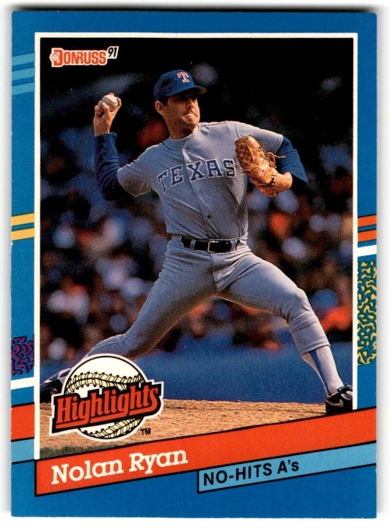 1991 Donruss - Bonus Cards BC-3 Nolan Ryan NM Texas Rangers