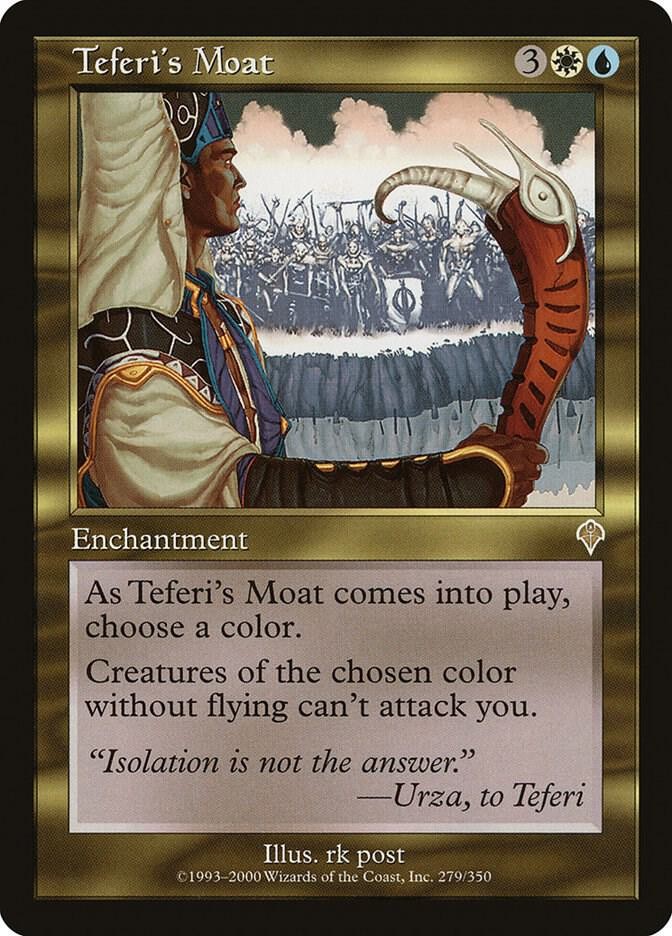 Teferi's Moat (LP-NM) Rare from Invasion # 279 MTG
