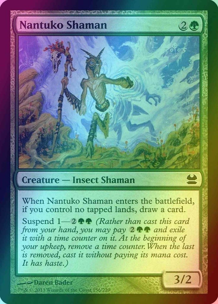 Nantuko Shaman FOIL (LP-NM) ~ Modern Masters #156 MTG
