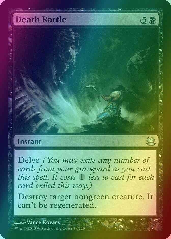 Death Rattle FOIL (LP-NM) ~ Modern Masters #78 MTG
