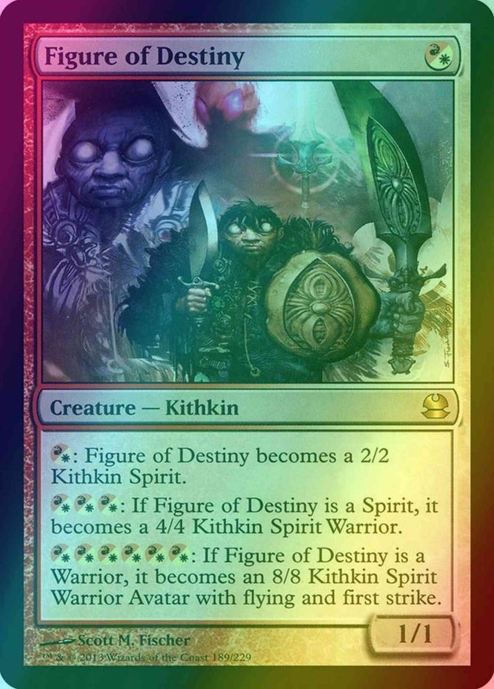 Figure of Destiny FOIL #189 (LP-NM) RARE from Modern Masters MTG 2013