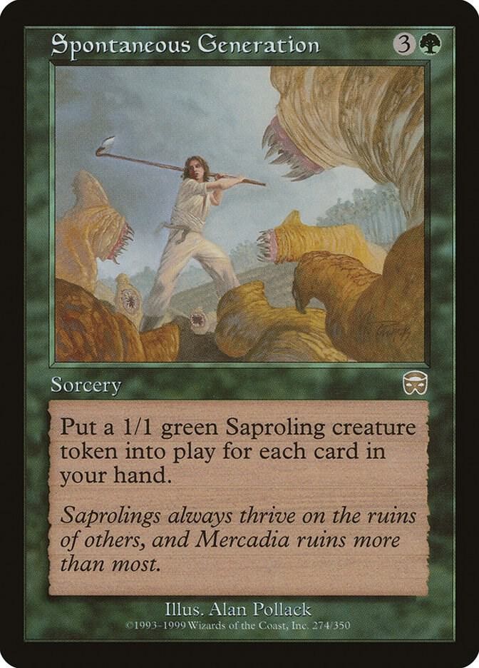 Spontaneous Generation (LP-NM) Rare from Mercadian Masques #274 MTG
