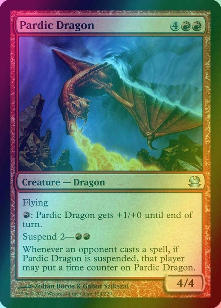 Pardic Dragon FOIL (LP-NM) ~ Modern Masters #124 MTG