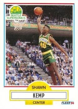 1990-91 Fleer #178 Shawn Kemp Rookie RC NM