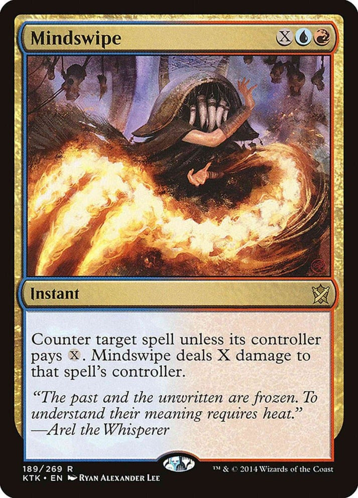 Mindswipe #189 (LP-NM) Rare from Khans of Tarkir MTG 2014