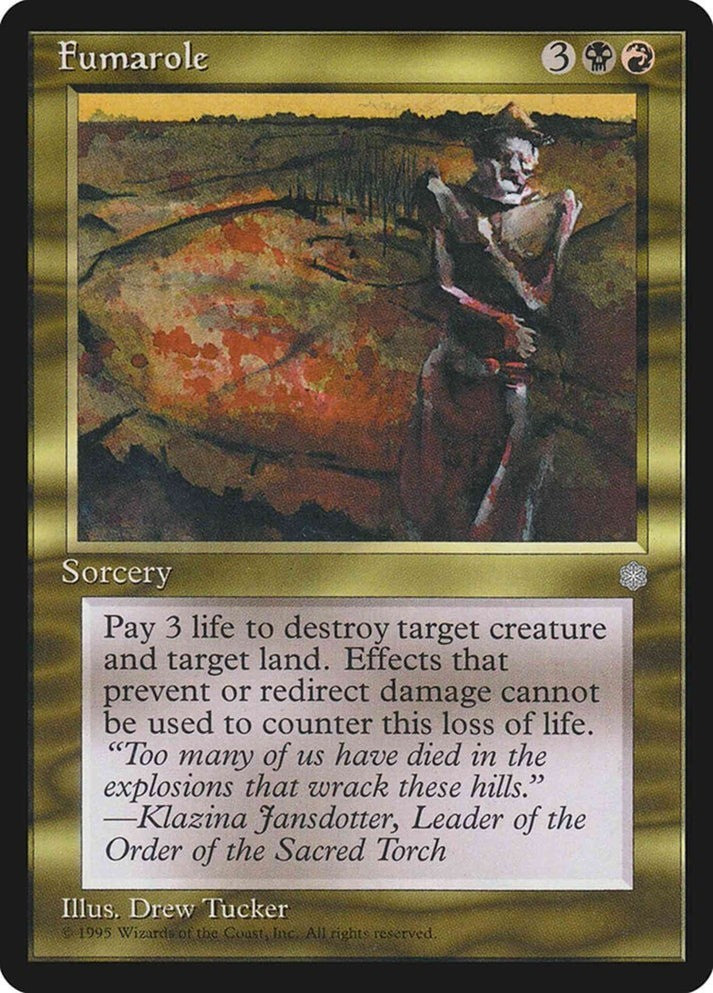 Fumarole (LP-NM) ~ from Ice Age #291 MTG