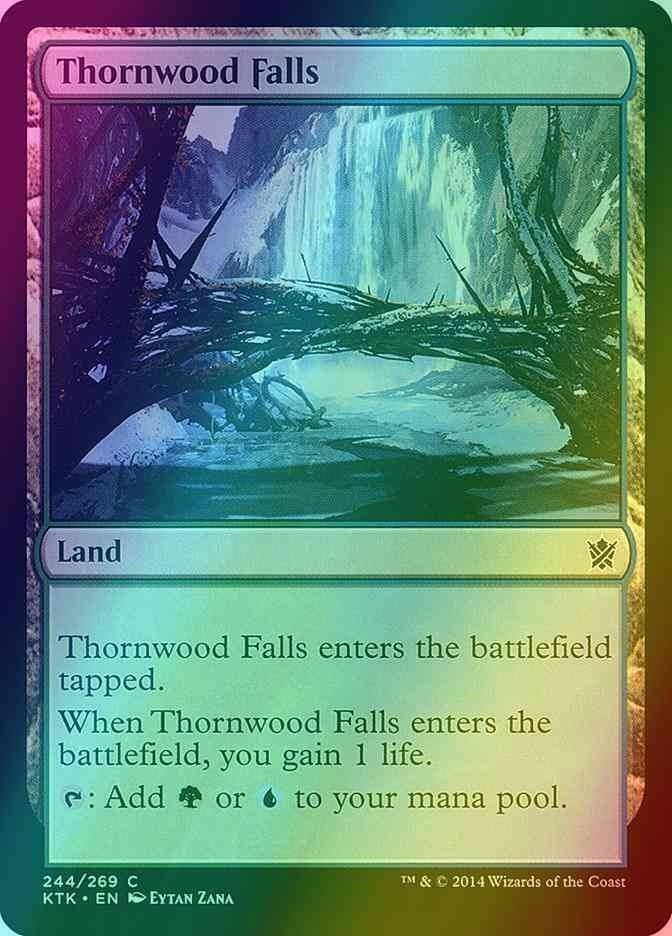 Thornwood Falls FOIL (LP-NM) ~ Khans of Tarkir #244 MTG